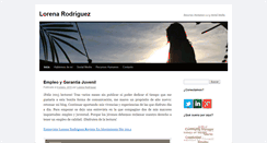 Desktop Screenshot of lorenarguez.com